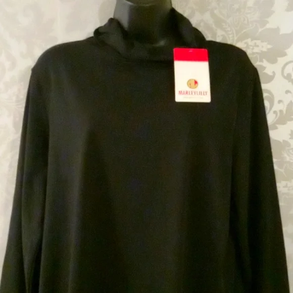 MarleyLily Long Sleeve Hi Neck Top XL - Picture 2 of 4